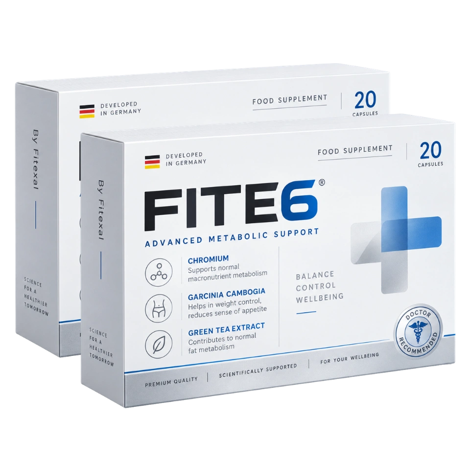 Zwei FITE6 Advanced Metabolic Support Boxen
